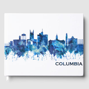 Livro De Visitas Columbia Missouri Skyline Blue