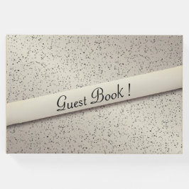 Livro de Visitas com Brilho Dourado Antigo