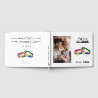 Livro De Visitas 🌈Com foto Entrelaçados no Orgulho