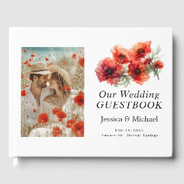 Livro De Visitas Com foto Escarlet Serenade Petal