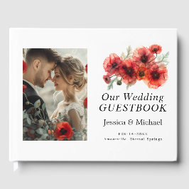 Livro De Visitas Com foto Escarlet Serenade Petal
