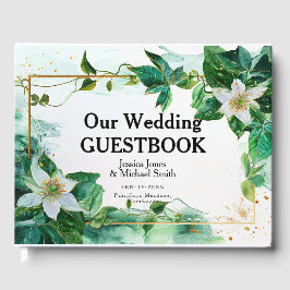 Livro De Visitas 💍 com foto Passiflora Serenity