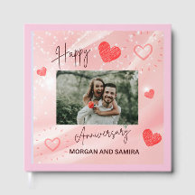 Livro de Visitas com Foto Personalizado de Feliz A