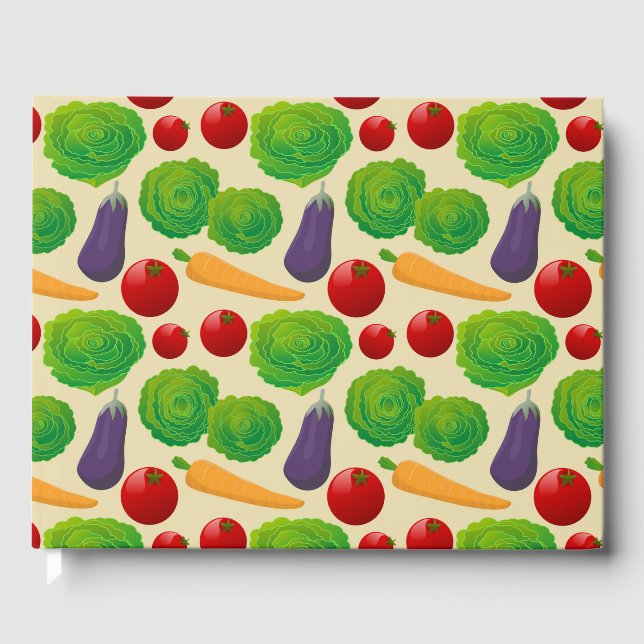 Livro De Visitas Coma seus vegetais (Frente)