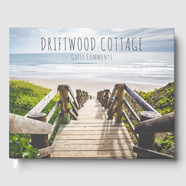 Livro De Visitas Comentários de Férias na Casa de Praia (Frente)