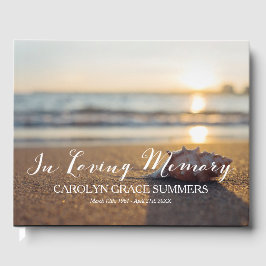 Livro De Visitas Conch on Beach In Loving Memory