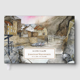Livro De Visitas Condolence Staithes North Yorkshire Inglaterra