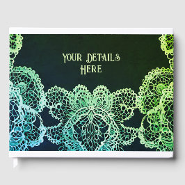 Livro De Visitas Convite para Casamento de Locais Elegante