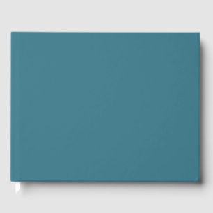 Livro De Visitas Cor Sólida Azul Teal