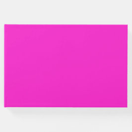 Livro De Visitas Cor Sólida Magenta Quente