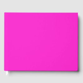 Livro De Visitas Cor Sólida Magenta Quente