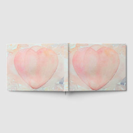 Livro De Visitas Coração de Deusa Pintado à Mão