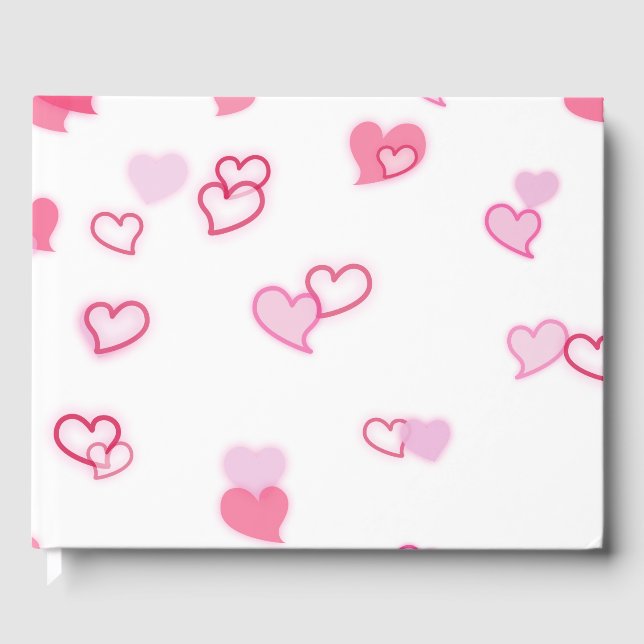 Livro De Visitas Corações (Frente)