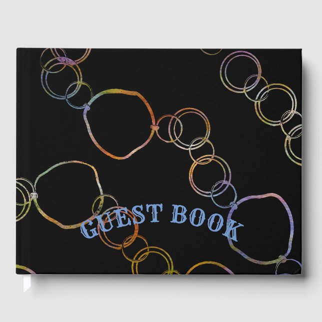 Livro De Visitas Corrente Círculo Arco-Íris (Frente)