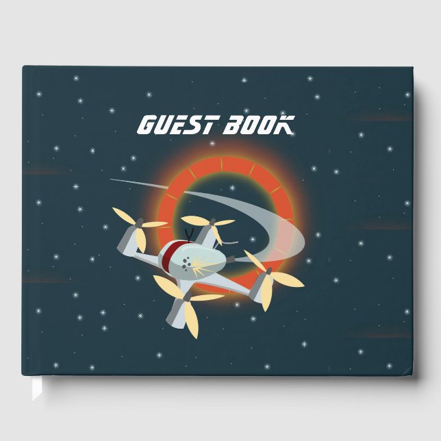 Livro De Visitas Corrida de Drone (Frente)