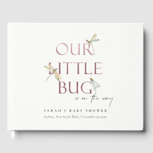 Livro De Visitas Corte nosso pequeno Chá de fraldas de Dragonfly ro
