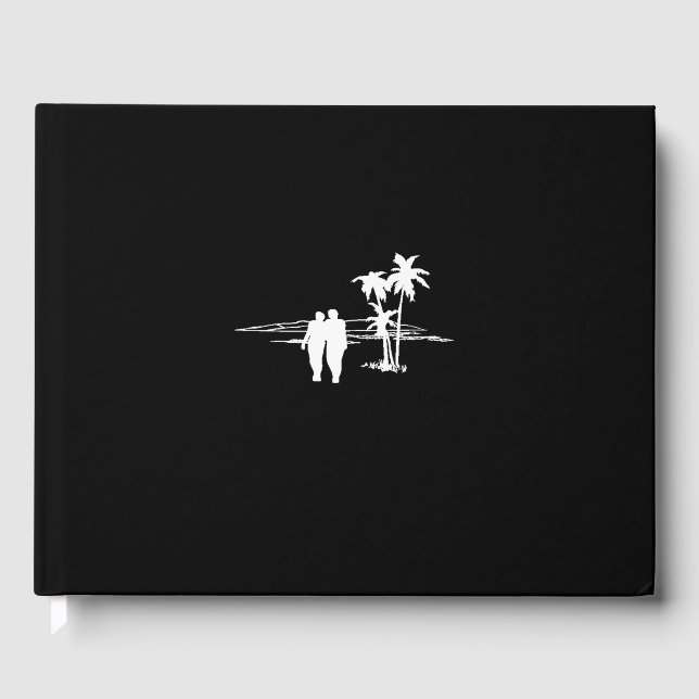 Livro De Visitas couple in beach (Frente)