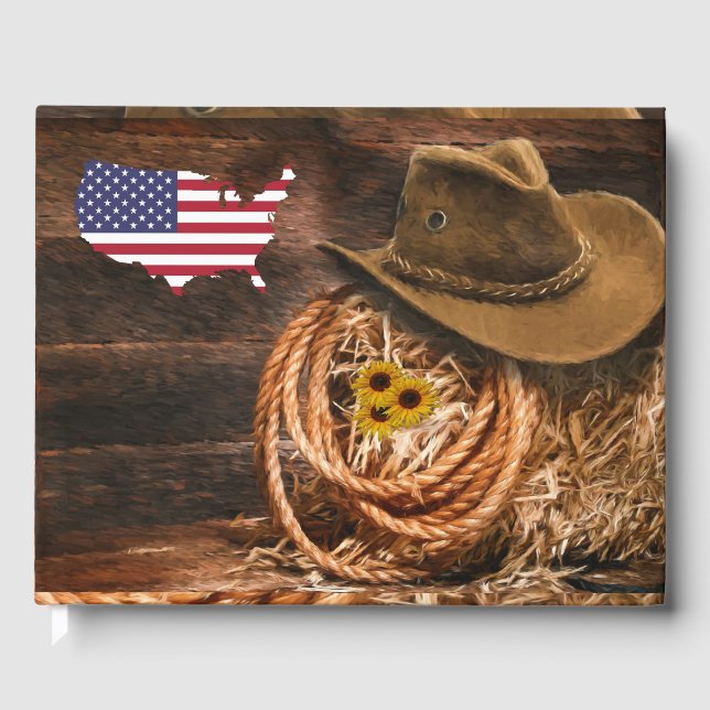 Livro De Visitas Cowboy (Frente)