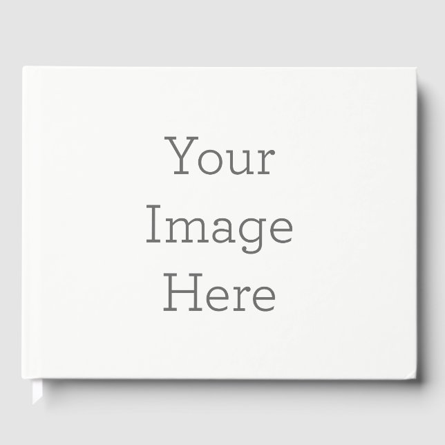 Tamanho do livro de visitas: Dimensões: 20,95 cm x 26,67 cm, Papel: Branco forrado 70# sem revestimento texto (Frente)