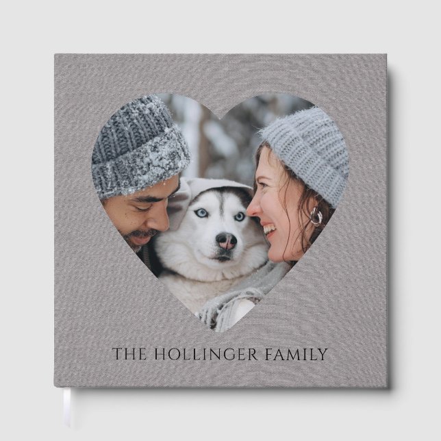 Livro De Visitas Custom Family Photo Album Book (Frente)