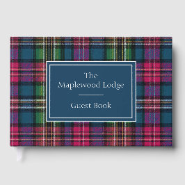 Livro De Visitas Custom Guest Book Gingham Style Vacation Rentals