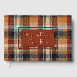 Livro De Visitas Custom Guest Book Gingham Style Vacation Rentals