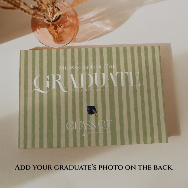 Livro De Visitas Custom Photo Graduation Guest Book (Criador carregado)