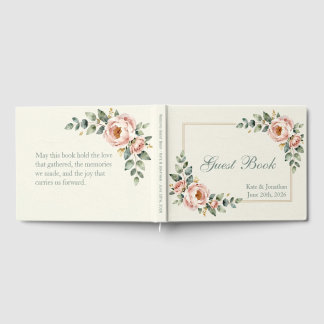 Livro De Visitas Customizable Floral Wedding