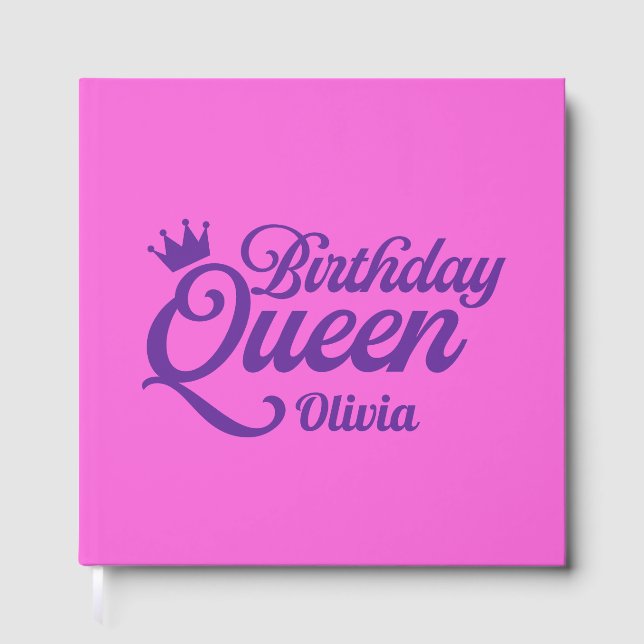 Livro de Visitas da Rainha de Aniversário (Frente)