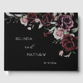 Livro De Visitas Dark Romantic Roses | Wedding