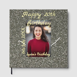 Livro De Visitas Data de adição do 20 de do Silverglitter