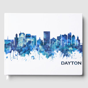 Livro De Visitas Dayton Ohio Skyline Blue