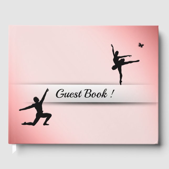 Livro de Visitas de Ballet Rosa Empoeirada (Frente)