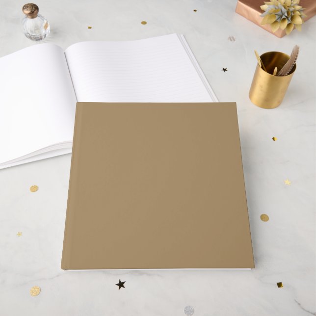 Livro de Visitas de Café Personalizável (Frente aberta)