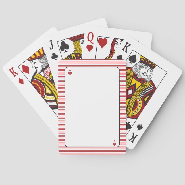 Livro de Visitas de Cartas de Baralho Sortudo no A (Verso)