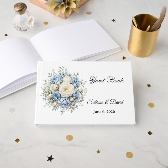 Livro de Visitas de Casamento (Frente aberta)