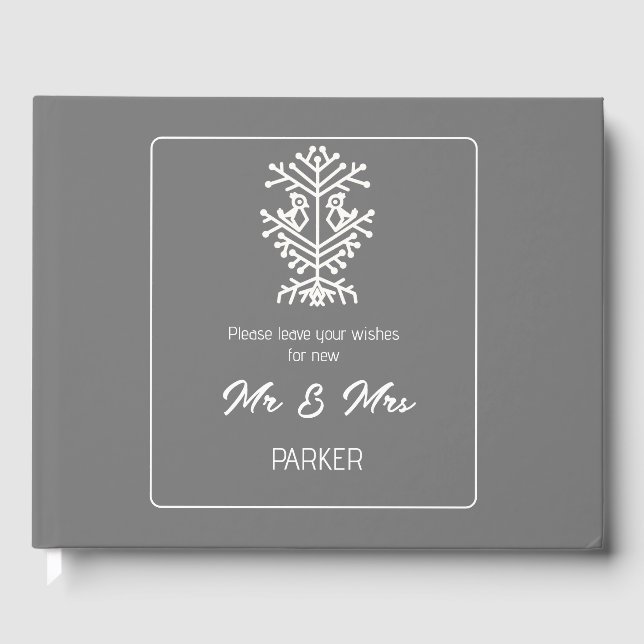 Livro de Visitas de Casamento Árvore da Vida (Frente)