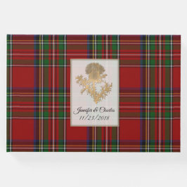 Livro de Visitas de Casamento com Xadrez Royal Ste