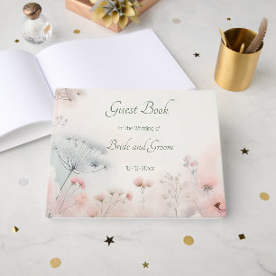 Livro de Visitas de Casamento Delicado Renda de Ra