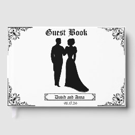 Livro de Visitas de Casamento em Folha