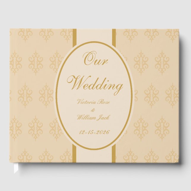 Livro de Visitas de Casamento em Renda Antiga (Frente)
