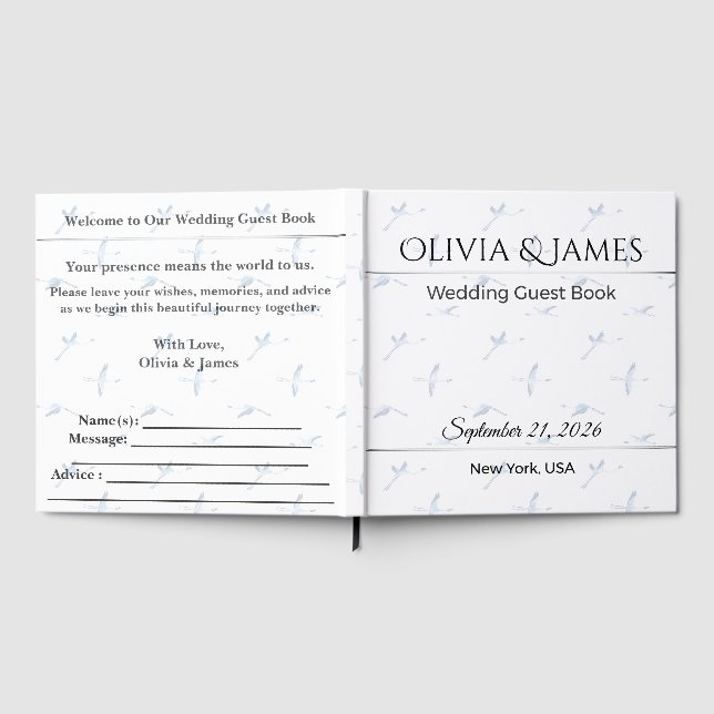 Livro de Visitas de Casamento | Enfeite Minimalist (Completo)