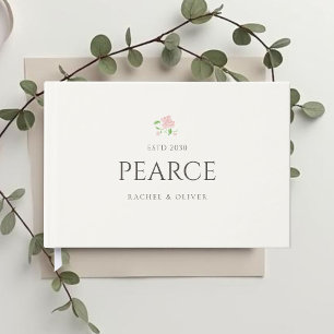 Livro de Visitas de Casamento Ivory Chic Blush F