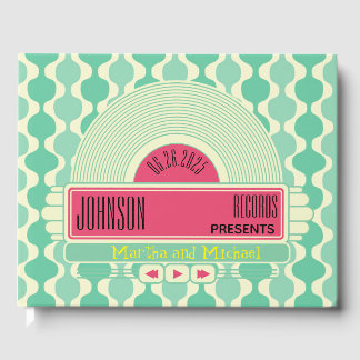 Livro de Visitas de Casamento Jukebox de Lanchonet