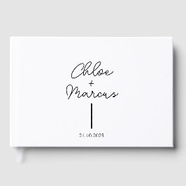 Livro de Visitas de Casamento Personalizado, Cor A