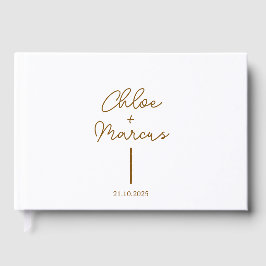 Livro de Visitas de Casamento Personalizado, Cor A