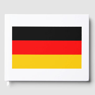 Livro de Visitas de Casamento Tema Bandeira Alemã