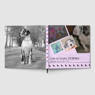 Livro de visitas de filhote de Dogue Alemão