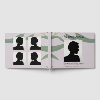 Livro de visitas de funeral de Eucalipto