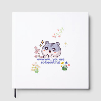 Livro de Visitas de Hamster Estético Fofo